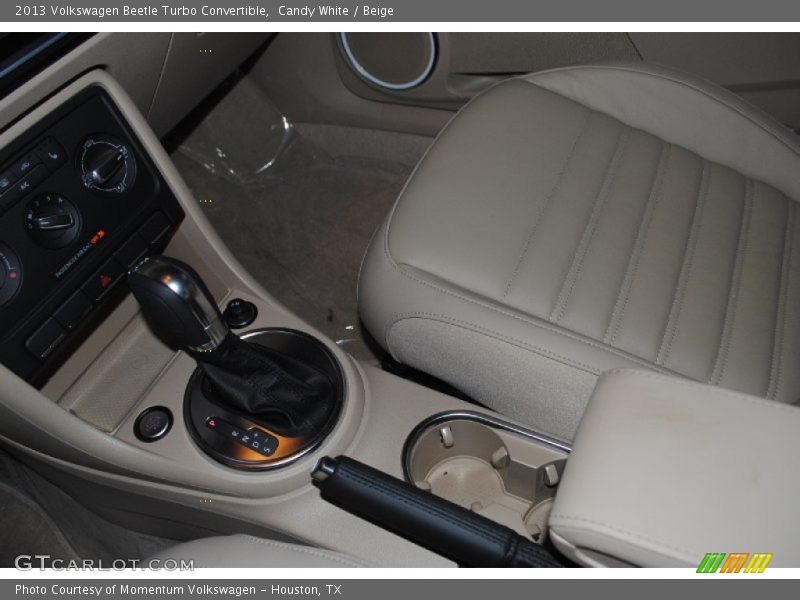 Candy White / Beige 2013 Volkswagen Beetle Turbo Convertible