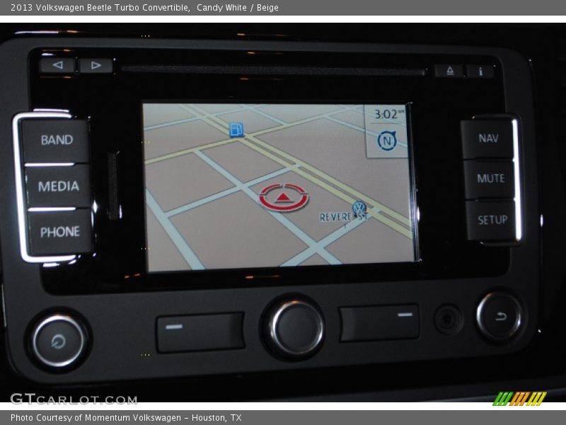 Navigation of 2013 Beetle Turbo Convertible