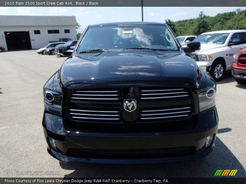 Black / Black 2013 Ram 1500 Sport Crew Cab 4x4