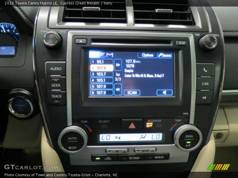 Cypress Green Metallic / Ivory 2013 Toyota Camry Hybrid LE
