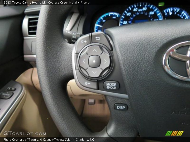 Cypress Green Metallic / Ivory 2013 Toyota Camry Hybrid LE