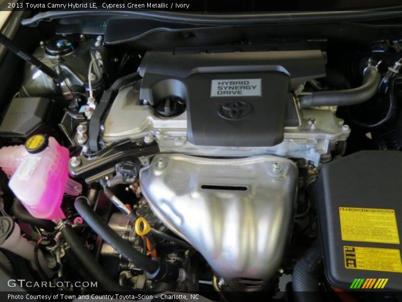 Cypress Green Metallic / Ivory 2013 Toyota Camry Hybrid LE