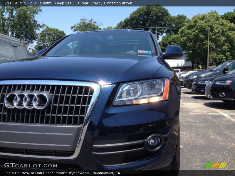Deep Sea Blue Pearl Effect / Cinnamon Brown 2011 Audi Q5 2.0T quattro