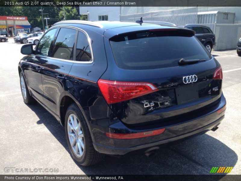 Deep Sea Blue Pearl Effect / Cinnamon Brown 2011 Audi Q5 2.0T quattro