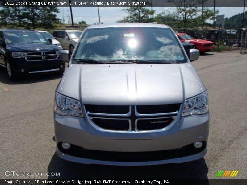 Billet Silver Metallic / Black/Light Graystone 2013 Dodge Grand Caravan Crew