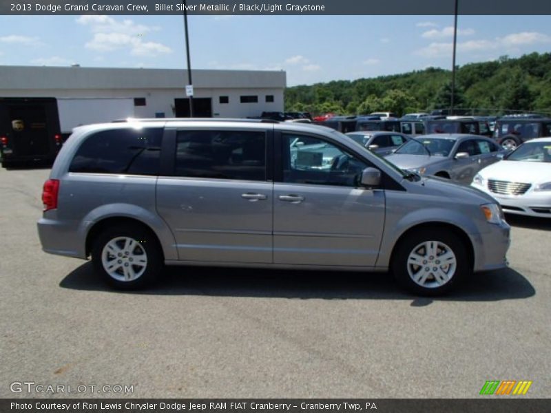 Billet Silver Metallic / Black/Light Graystone 2013 Dodge Grand Caravan Crew