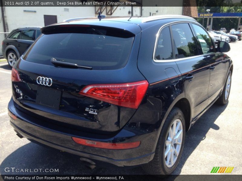 Deep Sea Blue Pearl Effect / Cinnamon Brown 2011 Audi Q5 2.0T quattro