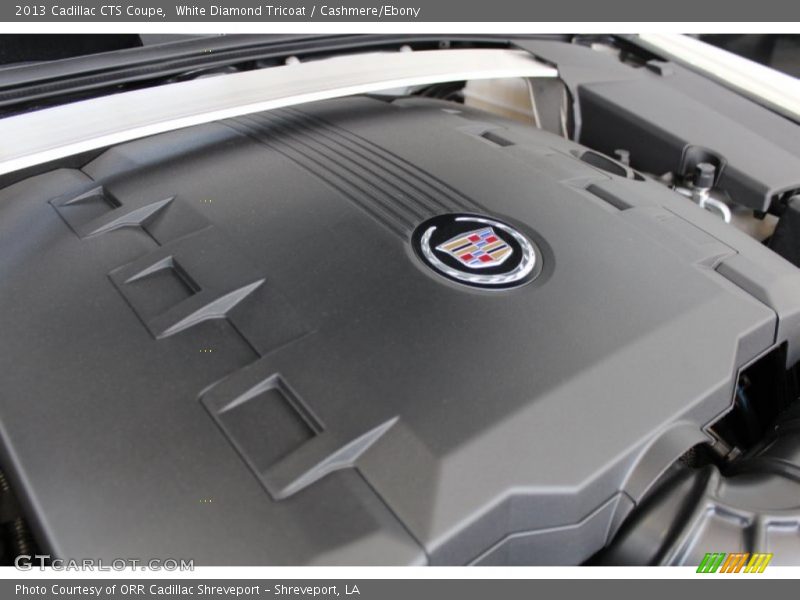 White Diamond Tricoat / Cashmere/Ebony 2013 Cadillac CTS Coupe