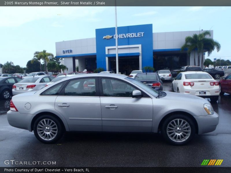 Silver Frost Metallic / Shale 2005 Mercury Montego Premier