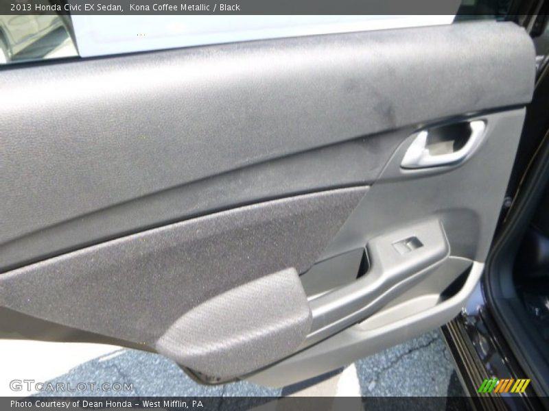 Kona Coffee Metallic / Black 2013 Honda Civic EX Sedan