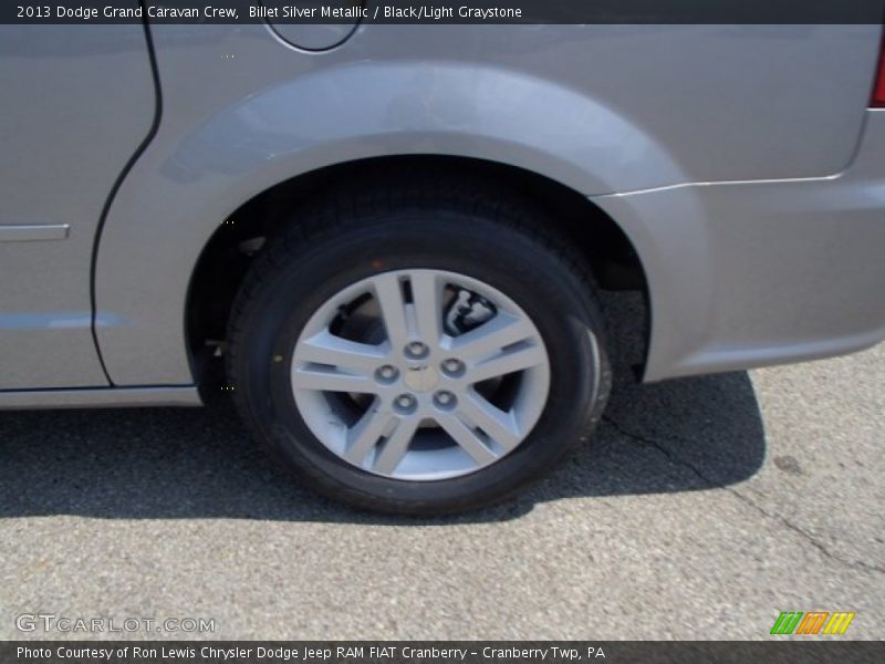 Billet Silver Metallic / Black/Light Graystone 2013 Dodge Grand Caravan Crew