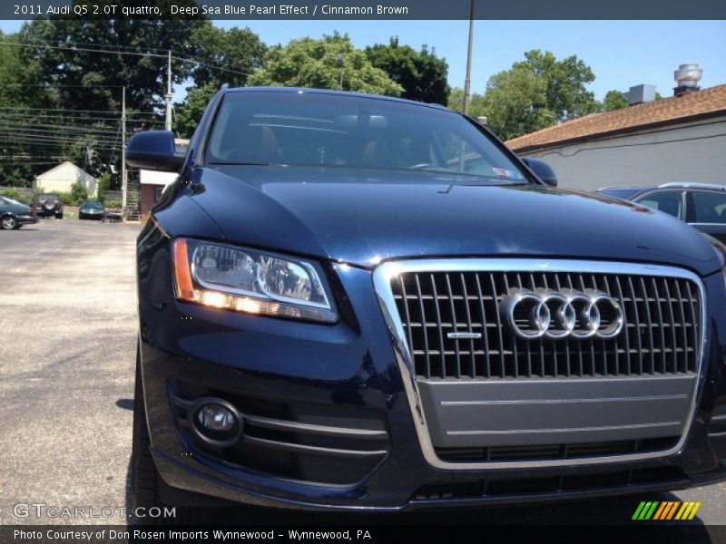 Deep Sea Blue Pearl Effect / Cinnamon Brown 2011 Audi Q5 2.0T quattro