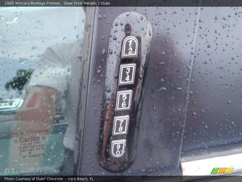 Silver Frost Metallic / Shale 2005 Mercury Montego Premier