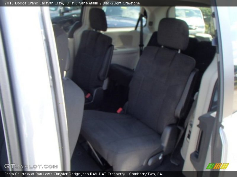 Billet Silver Metallic / Black/Light Graystone 2013 Dodge Grand Caravan Crew