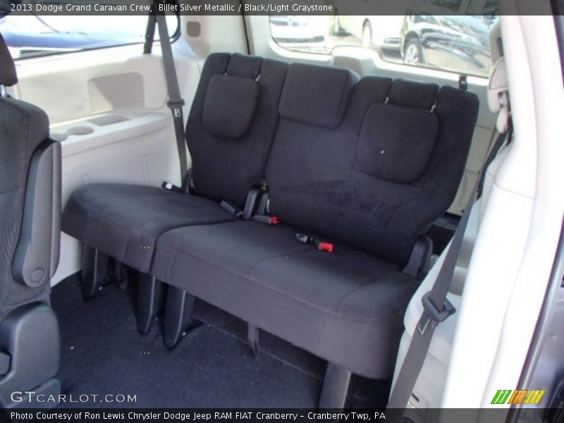 Billet Silver Metallic / Black/Light Graystone 2013 Dodge Grand Caravan Crew