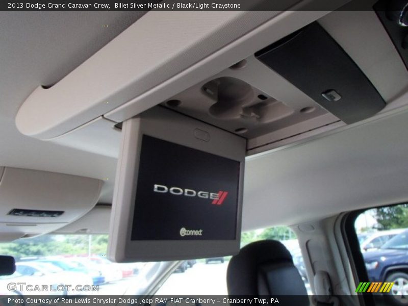 Billet Silver Metallic / Black/Light Graystone 2013 Dodge Grand Caravan Crew