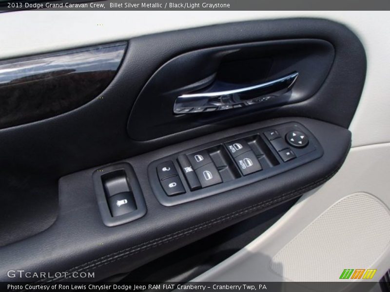Billet Silver Metallic / Black/Light Graystone 2013 Dodge Grand Caravan Crew