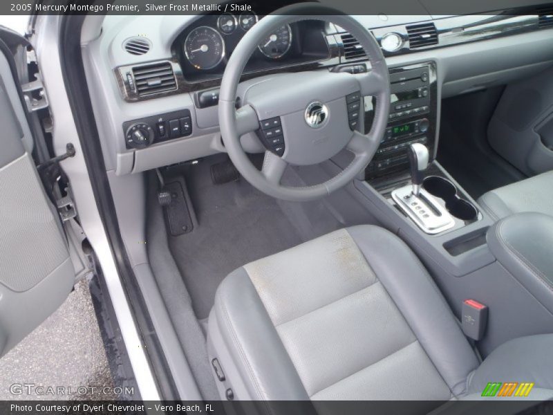 Silver Frost Metallic / Shale 2005 Mercury Montego Premier