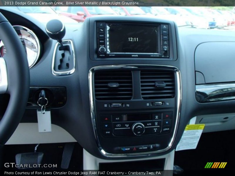 Billet Silver Metallic / Black/Light Graystone 2013 Dodge Grand Caravan Crew