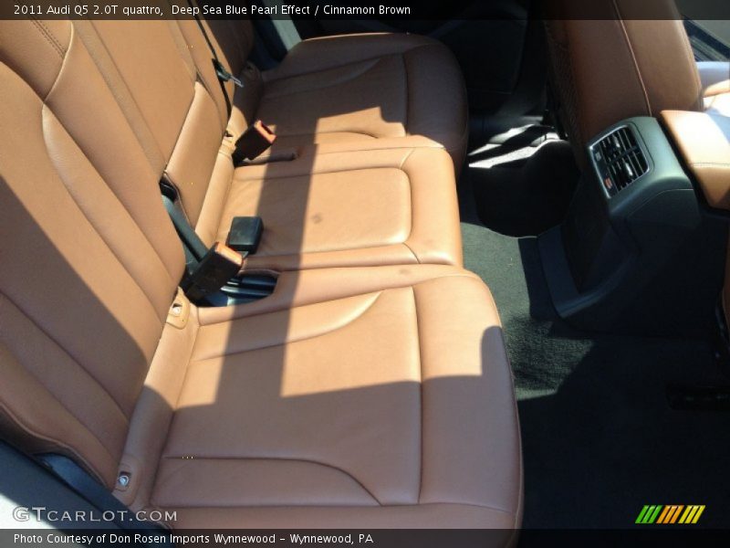 Deep Sea Blue Pearl Effect / Cinnamon Brown 2011 Audi Q5 2.0T quattro