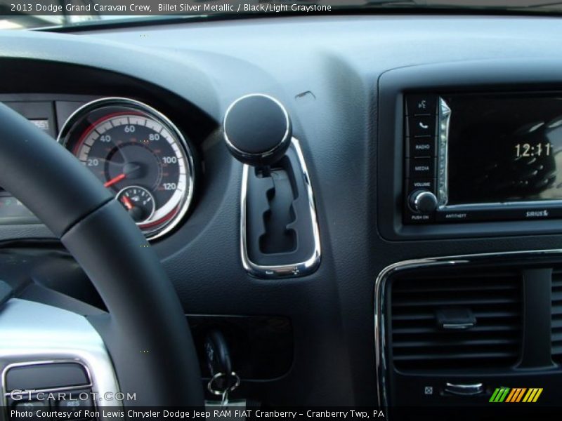 Billet Silver Metallic / Black/Light Graystone 2013 Dodge Grand Caravan Crew
