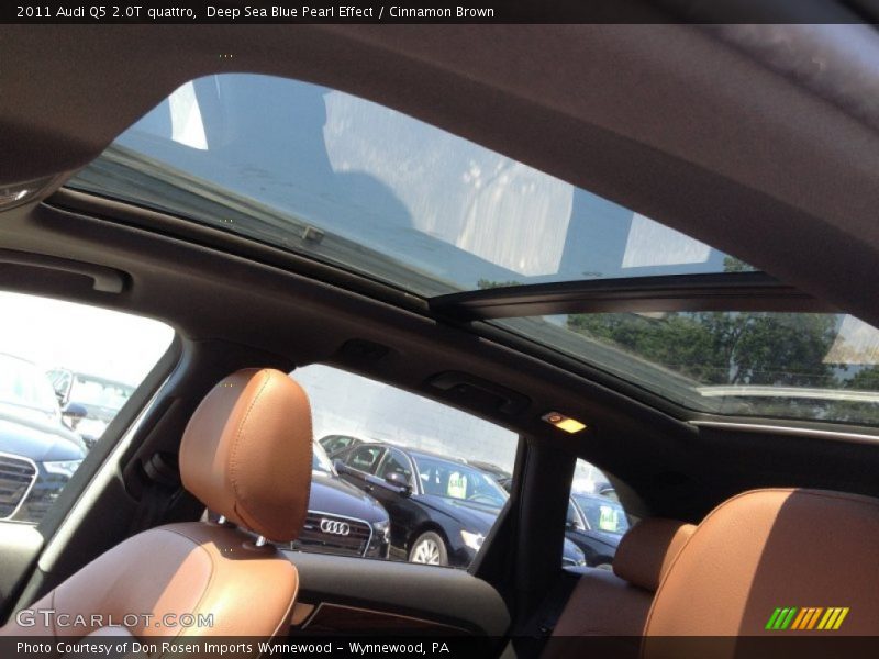 Deep Sea Blue Pearl Effect / Cinnamon Brown 2011 Audi Q5 2.0T quattro