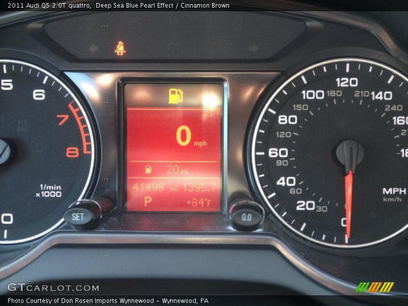 Deep Sea Blue Pearl Effect / Cinnamon Brown 2011 Audi Q5 2.0T quattro