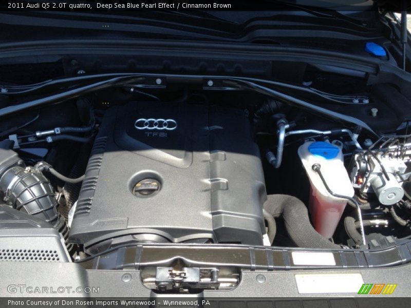 Deep Sea Blue Pearl Effect / Cinnamon Brown 2011 Audi Q5 2.0T quattro