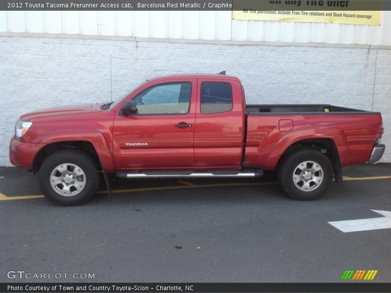 Barcelona Red Metallic / Graphite 2012 Toyota Tacoma Prerunner Access cab