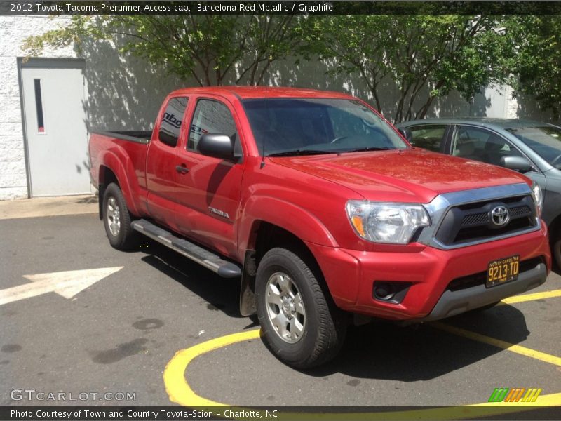 Barcelona Red Metallic / Graphite 2012 Toyota Tacoma Prerunner Access cab