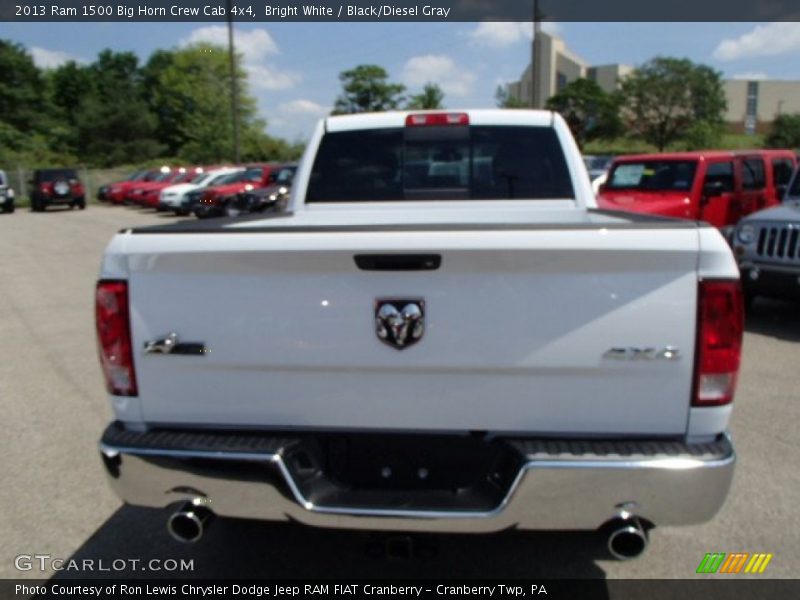 Bright White / Black/Diesel Gray 2013 Ram 1500 Big Horn Crew Cab 4x4