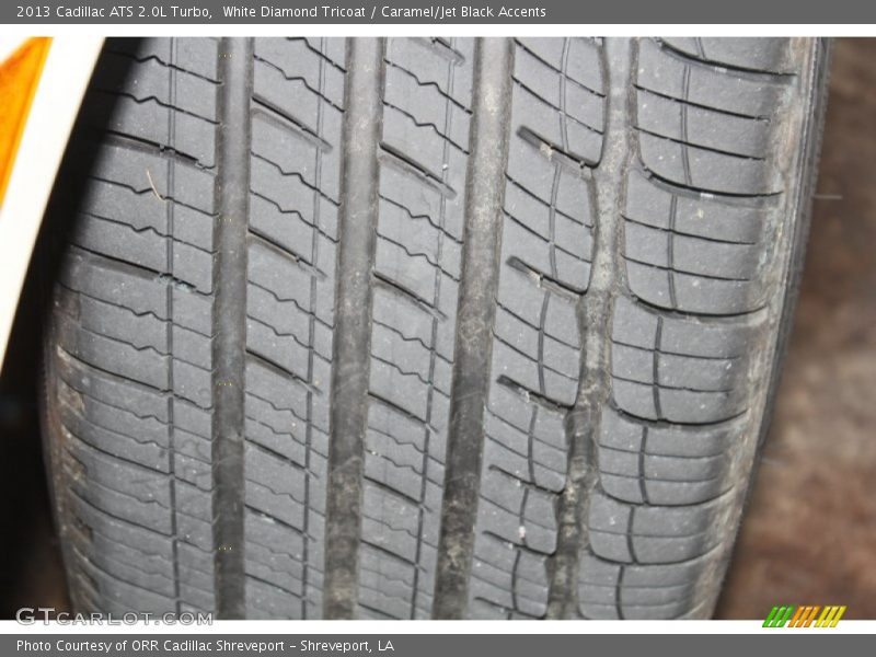 White Diamond Tricoat / Caramel/Jet Black Accents 2013 Cadillac ATS 2.0L Turbo
