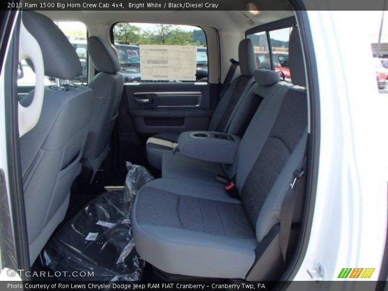 Bright White / Black/Diesel Gray 2013 Ram 1500 Big Horn Crew Cab 4x4