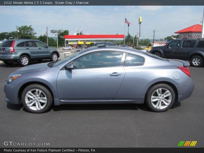 Ocean Gray / Charcoal 2012 Nissan Altima 2.5 S Coupe