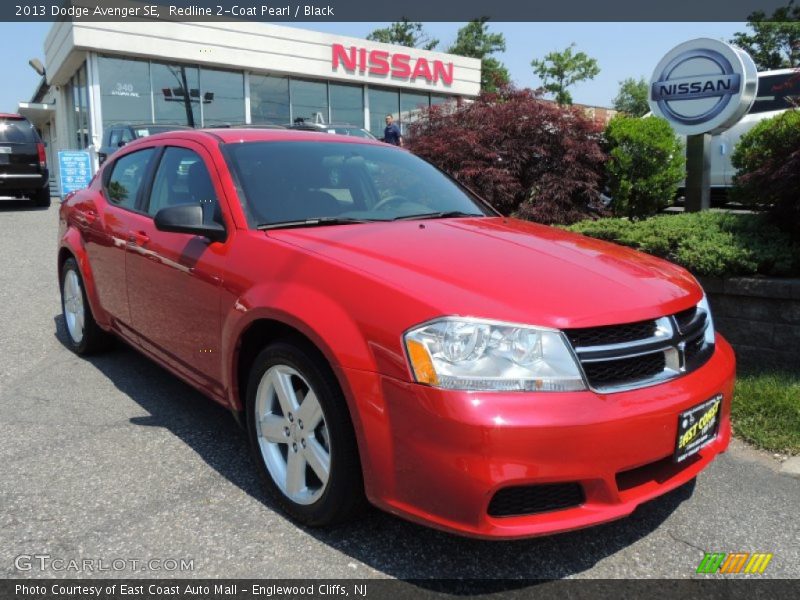 Redline 2-Coat Pearl / Black 2013 Dodge Avenger SE