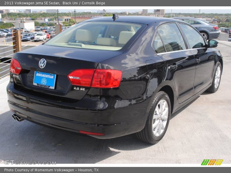 Black Uni / Cornsilk Beige 2013 Volkswagen Jetta SE Sedan