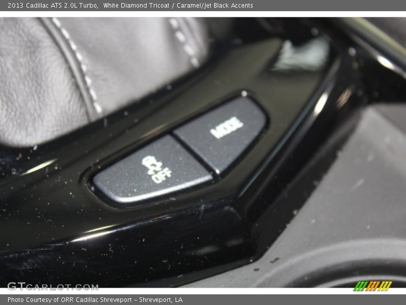 White Diamond Tricoat / Caramel/Jet Black Accents 2013 Cadillac ATS 2.0L Turbo