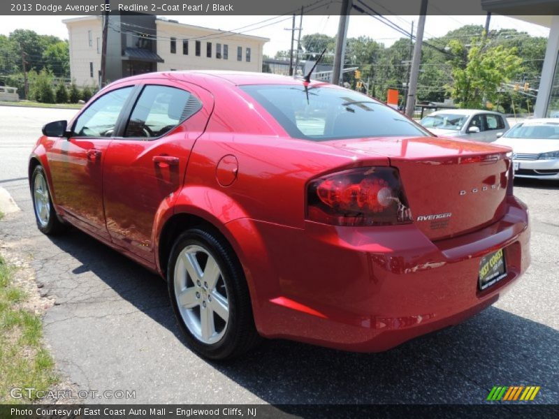 Redline 2-Coat Pearl / Black 2013 Dodge Avenger SE