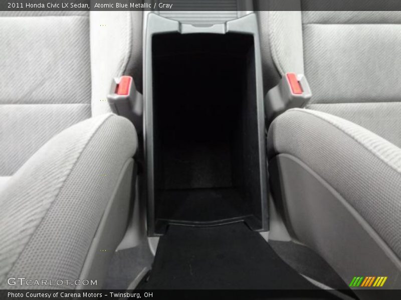 Atomic Blue Metallic / Gray 2011 Honda Civic LX Sedan