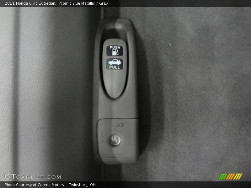 Atomic Blue Metallic / Gray 2011 Honda Civic LX Sedan