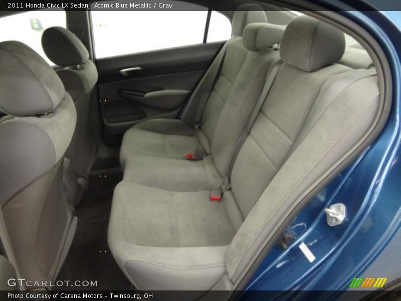 Atomic Blue Metallic / Gray 2011 Honda Civic LX Sedan