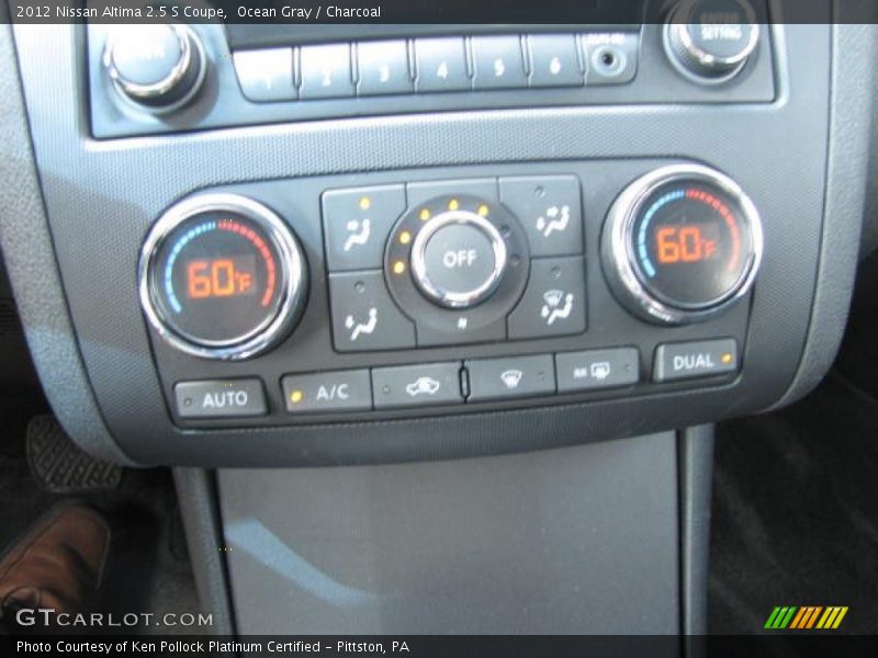 Ocean Gray / Charcoal 2012 Nissan Altima 2.5 S Coupe