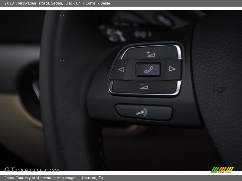 Black Uni / Cornsilk Beige 2013 Volkswagen Jetta SE Sedan