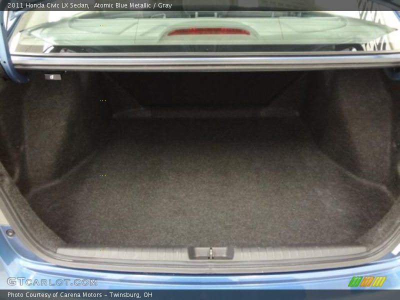 Atomic Blue Metallic / Gray 2011 Honda Civic LX Sedan