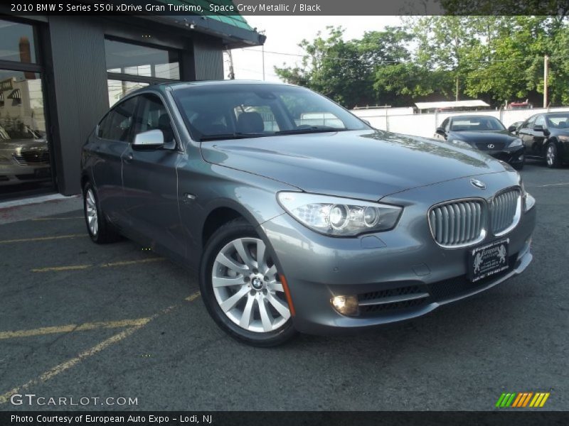 Space Grey Metallic / Black 2010 BMW 5 Series 550i xDrive Gran Turismo