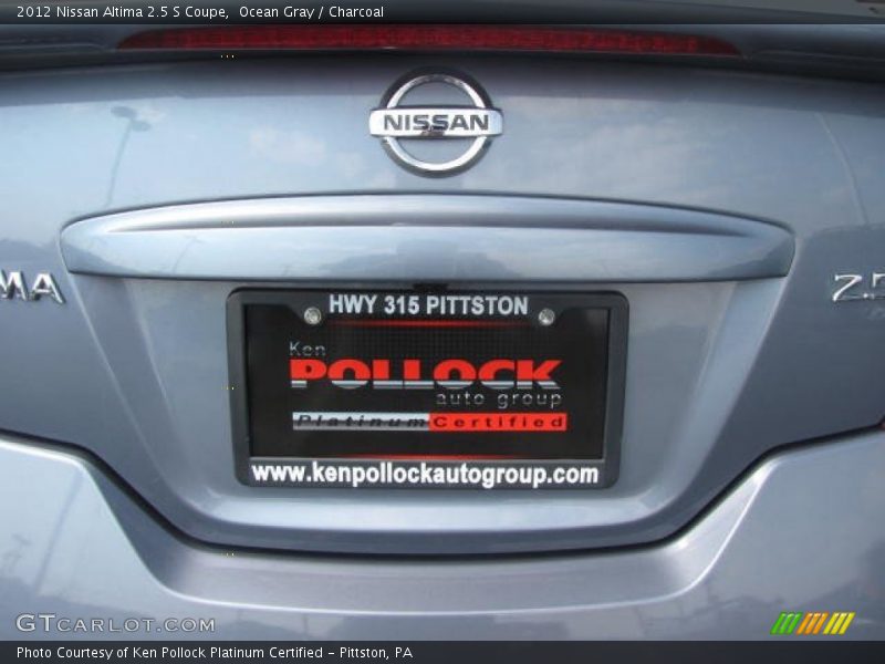 Ocean Gray / Charcoal 2012 Nissan Altima 2.5 S Coupe