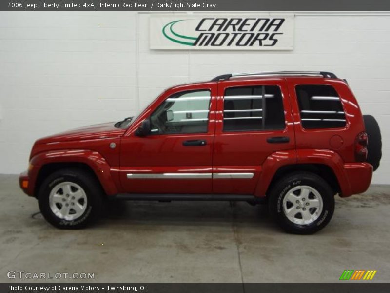 Inferno Red Pearl / Dark/Light Slate Gray 2006 Jeep Liberty Limited 4x4