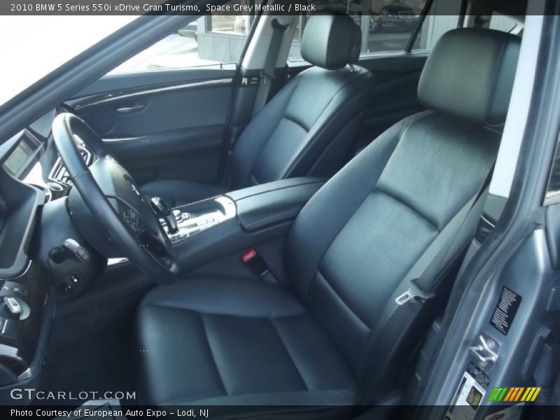 Front Seat of 2010 5 Series 550i xDrive Gran Turismo