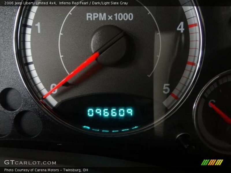 Inferno Red Pearl / Dark/Light Slate Gray 2006 Jeep Liberty Limited 4x4
