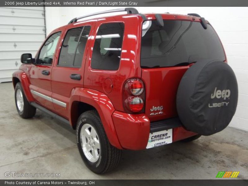Inferno Red Pearl / Dark/Light Slate Gray 2006 Jeep Liberty Limited 4x4